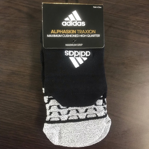 Adidas Alphaskin Traxion Maximum Cushioned High Quarter - Picture 7 of 14